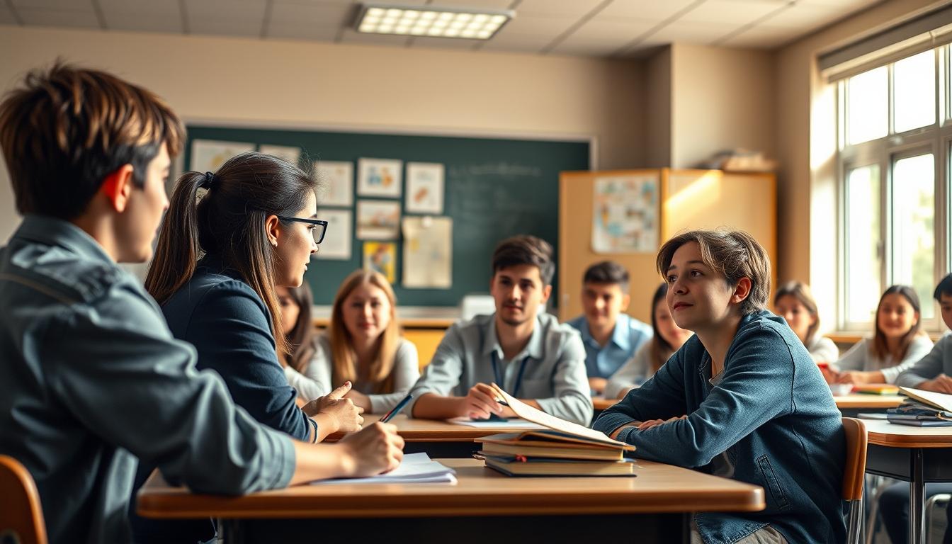 Structured study materials and learning resources on a desk